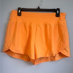 Calia Women's Kick It Up Performance Shorts in Fresh Cantaloupe Sz M. NWT
